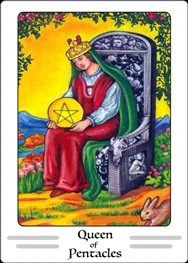 Queen of Pentacles Tarot Card | Queen of Pentacles Tarot Card Meaning